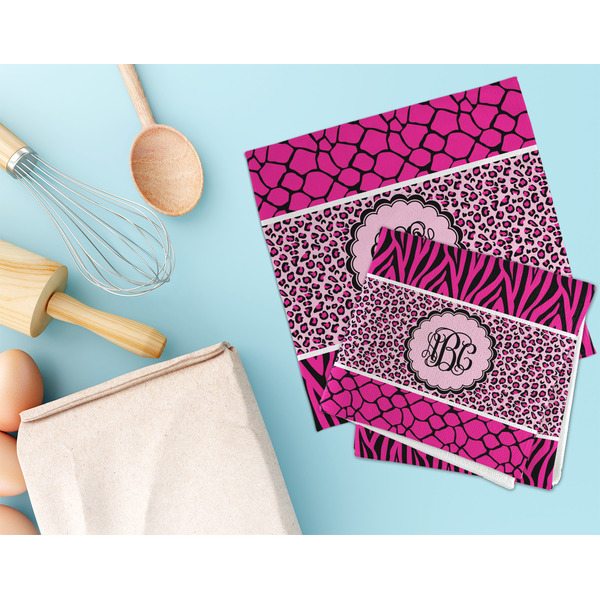 Triple Animal Print Microfiber Dish Rag - LIFESTYLE