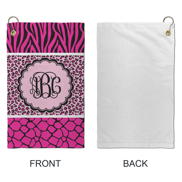 Triple Animal Print Microfiber Golf Towels - Small - APPROVAL