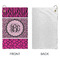 Triple Animal Print Microfiber Golf Towels - Small - APPROVAL