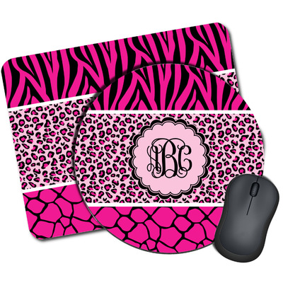 Triple Animal Print Mouse Pad (Personalized)