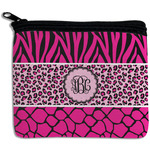 Triple Animal Print Rectangular Coin Purse (Personalized)