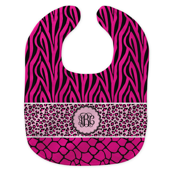 Triple Animal Print New Bib Flat Approval