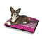 Triple Animal Print Outdoor Dog Beds - Medium - IN CONTEXT