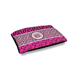 Triple Animal Print Outdoor Dog Bed - Small (Personalized)