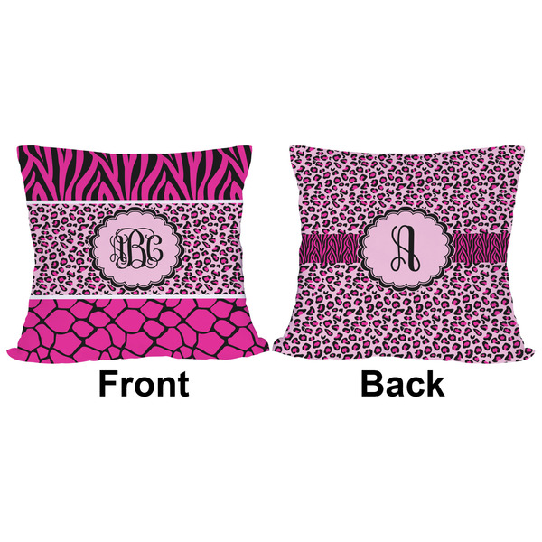 Triple Animal Print Outdoor Pillow - 20x20