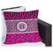 Triple Animal Print Outdoor Pillow - 20" (Personalized)