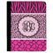 Triple Animal Print Padfolio Clipboards - Large - FRONT