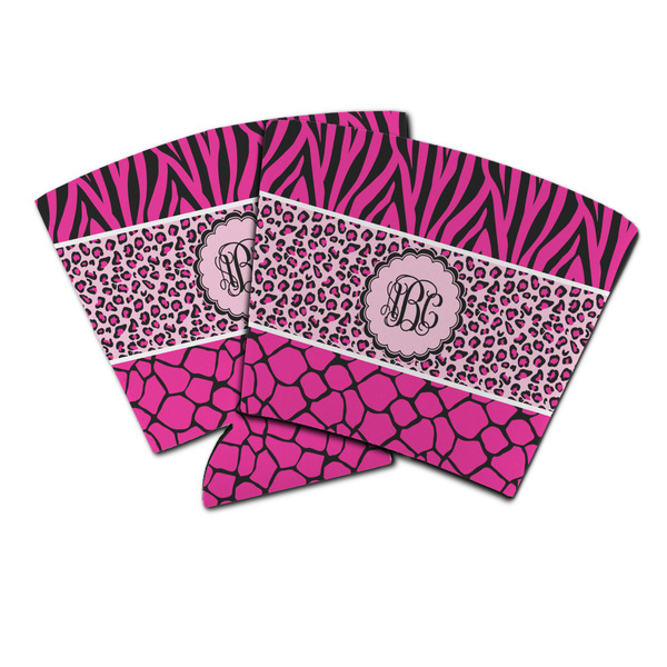 Custom Triple Animal Print Party Cup Sleeve (Personalized)