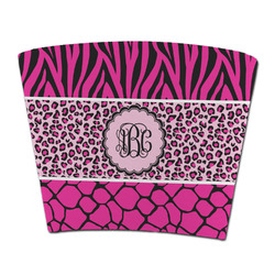 Triple Animal Print Party Cup Sleeve - without bottom (Personalized)