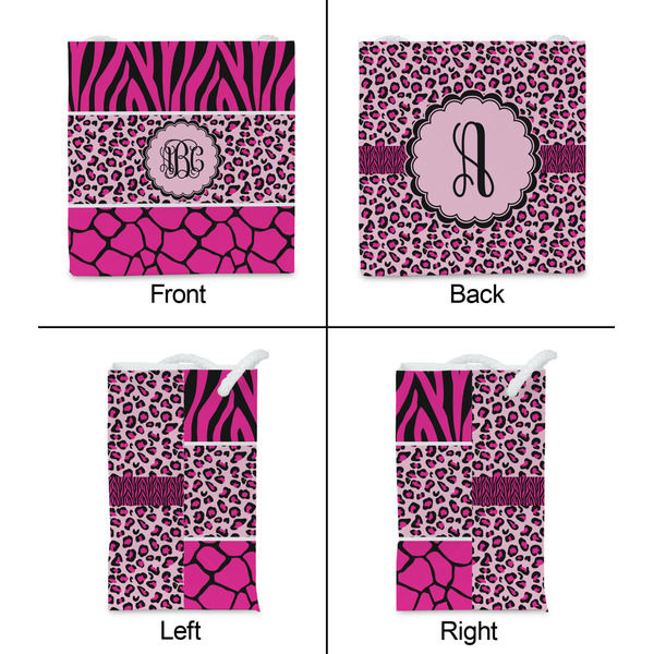 Triple Animal Print Party Favor Gift Bag - Matte - Approval