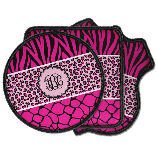 Custom Triple Animal Print Iron on Patches (Personalized)