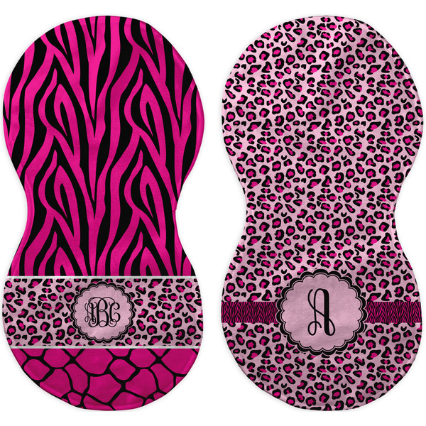 Triple Animal Print Peanut Shaped Burps - Approval