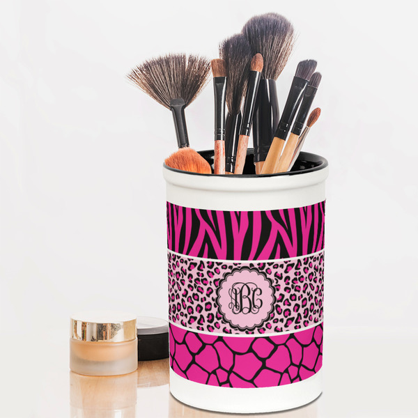 Triple Animal Print Pencil Holder - LIFESTYLE makeup