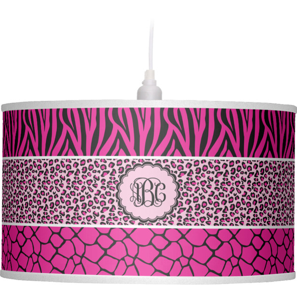 Triple Animal Print Pendant Lamp Shade