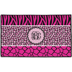 Triple Animal Print Door Mat - 60"x36" (Personalized)
