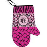 Triple Animal Print Right Oven Mitt (Personalized)