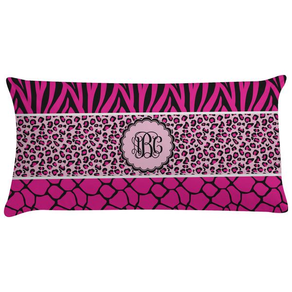 Custom Triple Animal Print Pillow Case - King (Personalized)