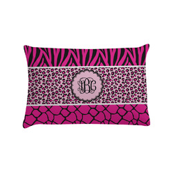 Triple Animal Print Pillow Case - Standard (Personalized)