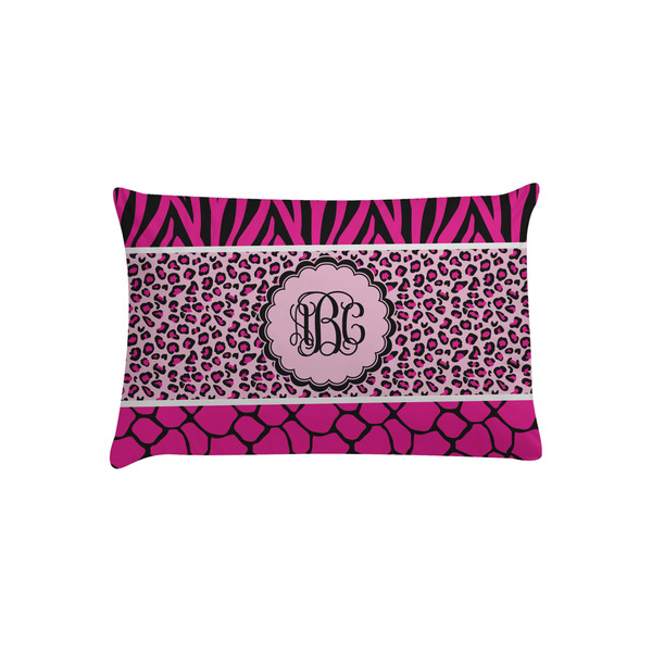 Custom Triple Animal Print Pillow Case - Toddler (Personalized)