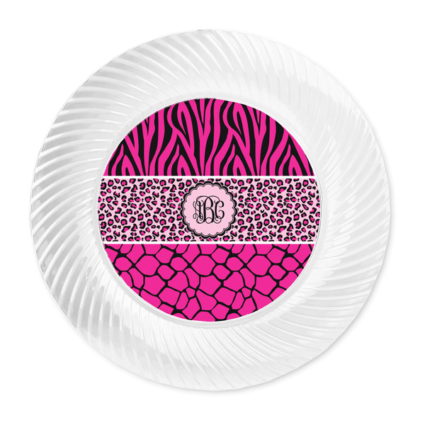 Triple Animal Print Plastic Party Dinner Plates - Approval