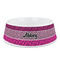 Triple Animal Print Plastic Dog Bowl (Personalized)