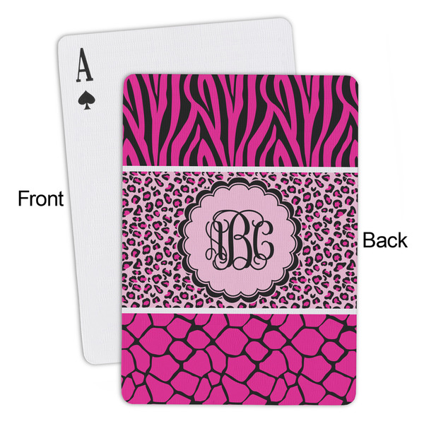 Triple Animal Print Playing Cards - Approval