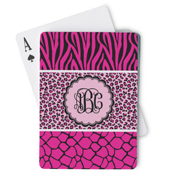 Triple Animal Print Playing Cards (Personalized)