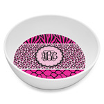 Triple Animal Print Melamine Bowl - 8 oz (Personalized)