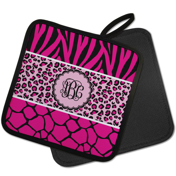 Triple Animal Print Pot Holders - PARENT MAIN