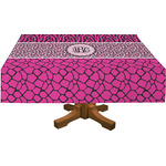 Triple Animal Print Rectangular Tablecloth - 88"x156" (Personalized)