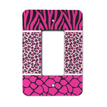 Triple Animal Print Rocker Style Light Switch Cover