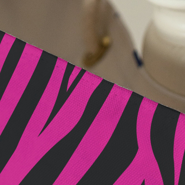 Triple Animal Print Large Rope Tote - Close Up View