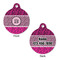 Triple Animal Print Round Pet ID Tag - Large - Approval
