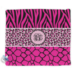 Triple Animal Print Security Blanket - Single Sided (Personalized)