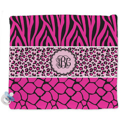 Triple Animal Print Security Blankets - Double Sided (Personalized)