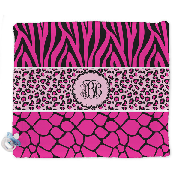Custom Triple Animal Print Security Blankets - Double Sided (Personalized)