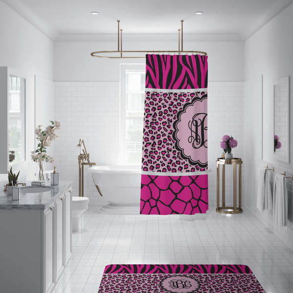 Triple Animal Print Shower Curtain - 70"x83"