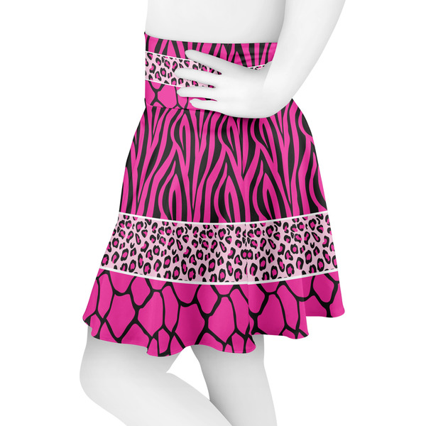 Triple Animal Print Skater Skirt - Side