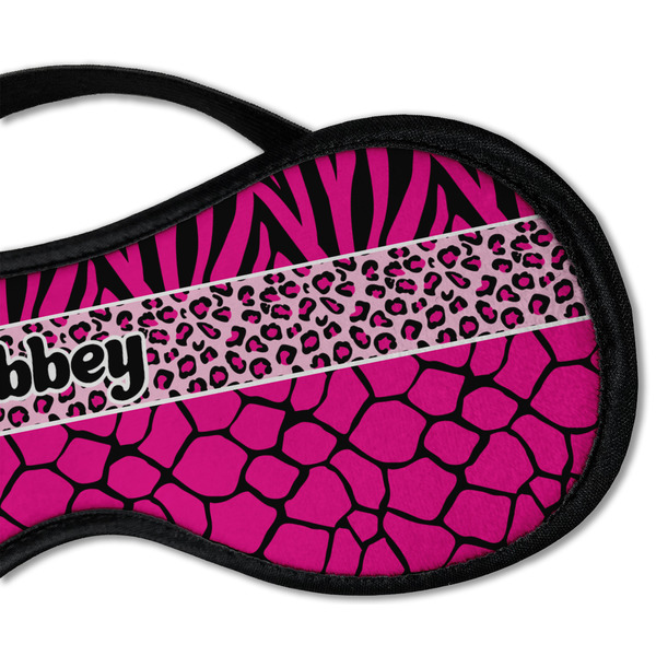 Triple Animal Print Sleeping Eye Mask - DETAIL Large