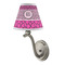 Triple Animal Print Small Chandelier Lamp - LIFESTYLE (on wall lamp)