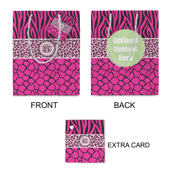 Triple Animal Print Small Gift Bag - Approval