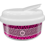 Triple Animal Print Snack Container (Personalized)