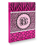 Triple Animal Print Softbound Notebook - 5.75" x 8" (Personalized)