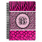 Triple Animal Print Spiral Journal Large - Front View