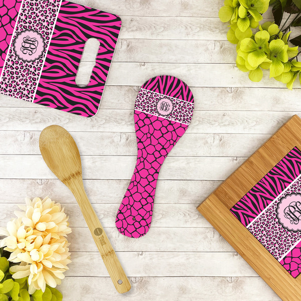 Triple Animal Print Spoon Rest Trivet - LIFESTYLE