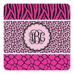 Triple Animal Print Square Decal (Personalized)