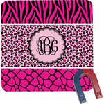 Triple Animal Print Square Fridge Magnet (Personalized)