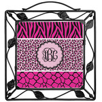 Triple Animal Print Square Trivet (Personalized)