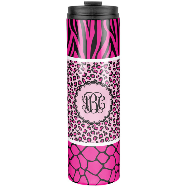 Triple Animal Print Stainless Steel Tumbler 20 Oz - Front