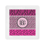 Triple Animal Print Cocktail Napkins (Personalized)